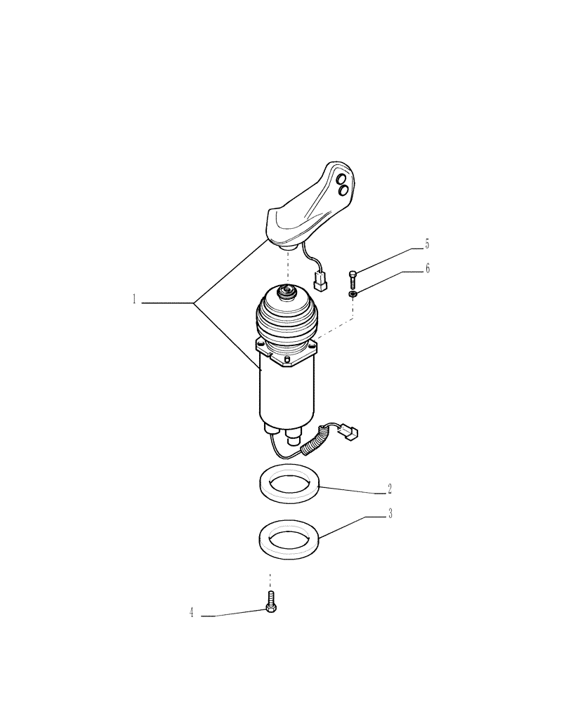 Схема запчастей Case 1850K - (1.222[01]) - TRANSMISSION / STEERING CONTROL Hydrostatic Transmission