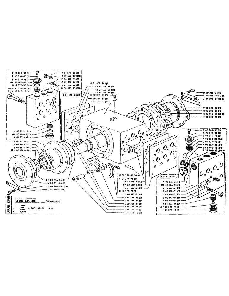 Схема запчастей Case LC80 - (064) - PUMP 