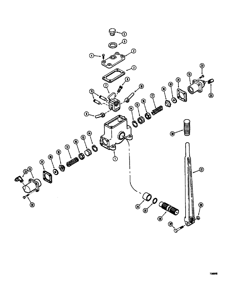 Схема запчастей Case 400 - (096) - MASTER CONTROL, GEARMATIC WINCH (05) - UPPERSTRUCTURE CHASSIS