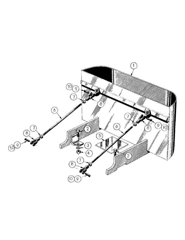 Схема запчастей Case 256 - (061) - BALLAST BOX - COUNTERWEIGHT (05) - UPPERSTRUCTURE CHASSIS