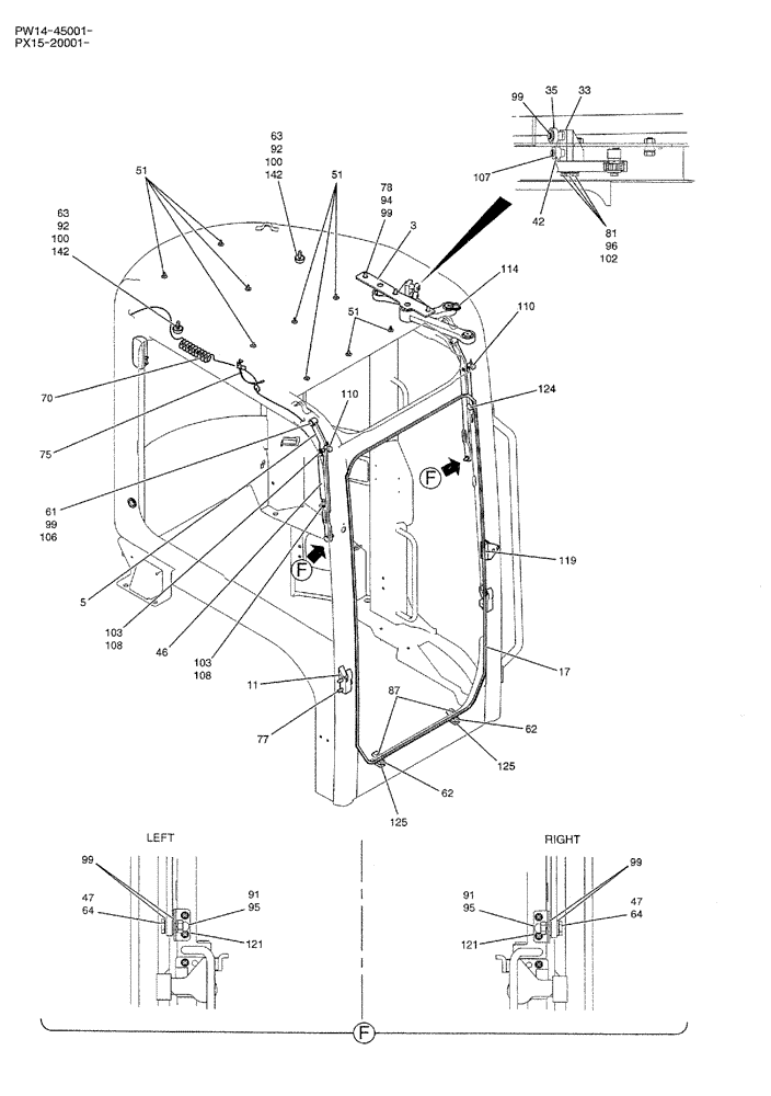 Схема запчастей Case CX36B - (05-017) - CAB ASSY (COOLER) OPTIONAL PARTS