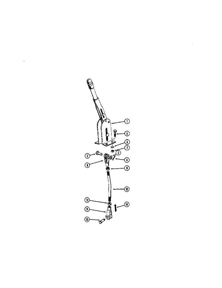 Схема запчастей Case W9E - (138) - PARKING BRAKE LEVER AND LINKAGE, CLUTCH CONTROL VALVE (07) - BRAKES