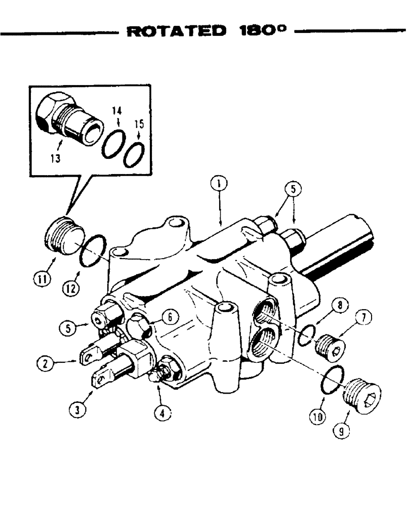 Схема запчастей Case 450 - (268[1]) - D45039 EQUIPMENT CONTROL VALVE (2 SPOOL) (07) - HYDRAULIC SYSTEM