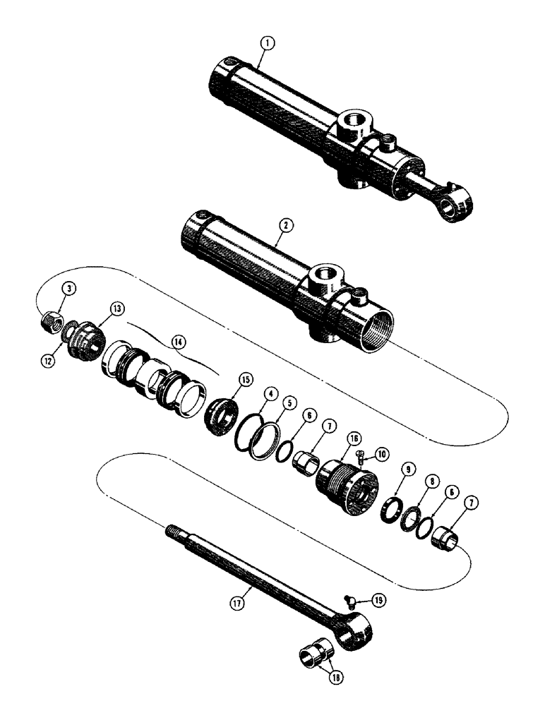 Схема запчастей Case 750 - (248) - * D28766 RIPPER CYLINDER (LATE PRODUCTION) (07) - HYDRAULIC SYSTEM