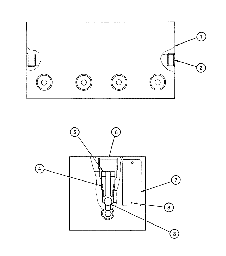 Схема запчастей Case 9040 - (8-62) - 152744A1 TRAVEL SHUTTLE VALVE (08) - HYDRAULICS