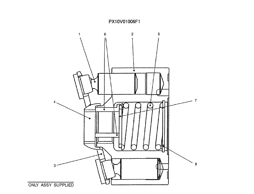 Схема запчастей Case CX36B - (07-027) - ROTARY ASSY ELECTRICAL AND HYDRAULIC COMPONENTS