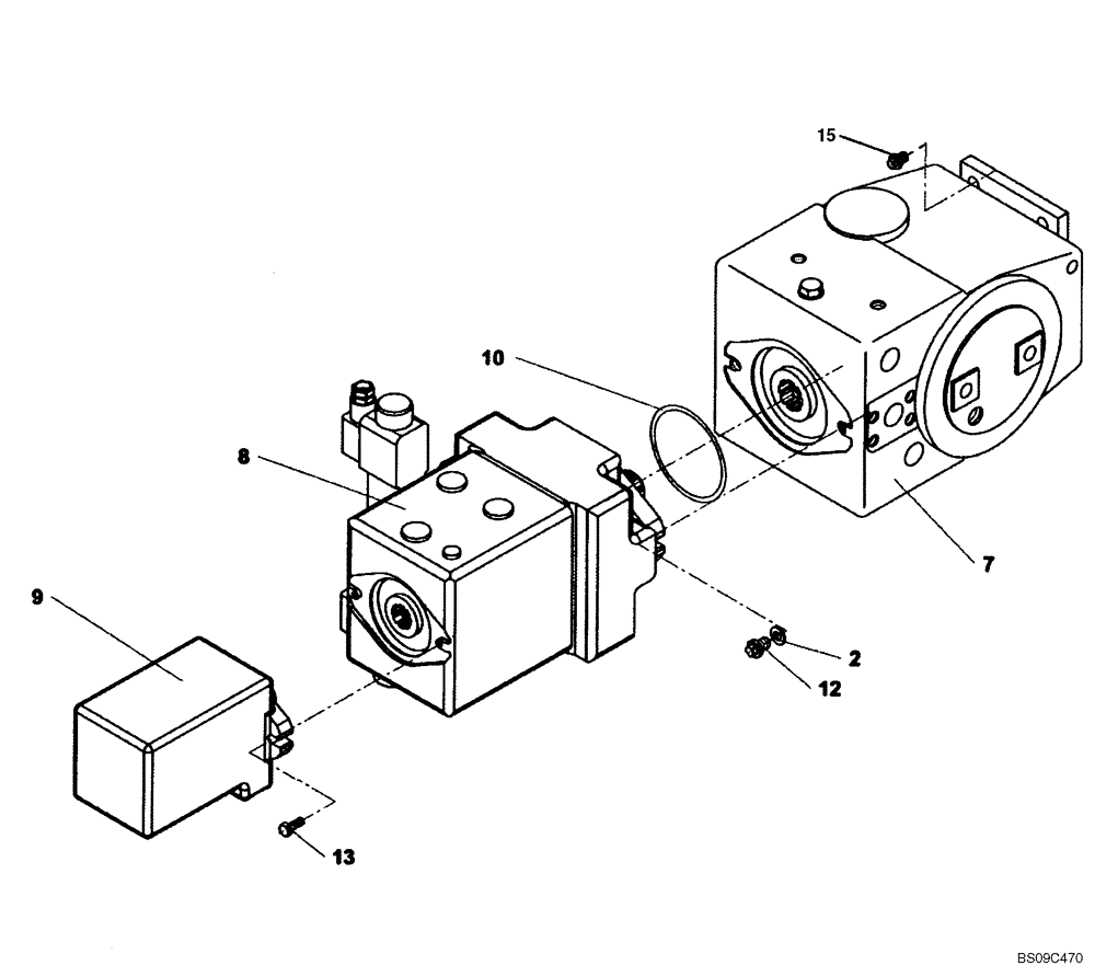 Схема запчастей Case SV216 - (35.700.01[01]) - PUMP, HYDRAULIC (UNTIL P.I.N. DDD001212 AND P.I.N. DDD001216 AND AFTER) (GROUP 116) (ND126719) (35) - HYDRAULIC SYSTEMS