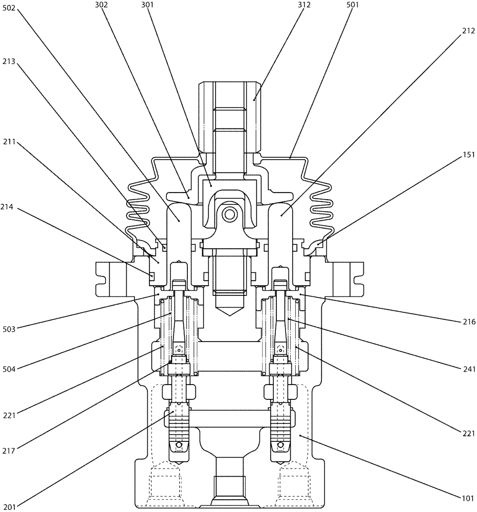 Схема запчастей Case CX50B - (07-041) - VALVE ASSY, PILOT (35) - HYDRAULIC SYSTEMS