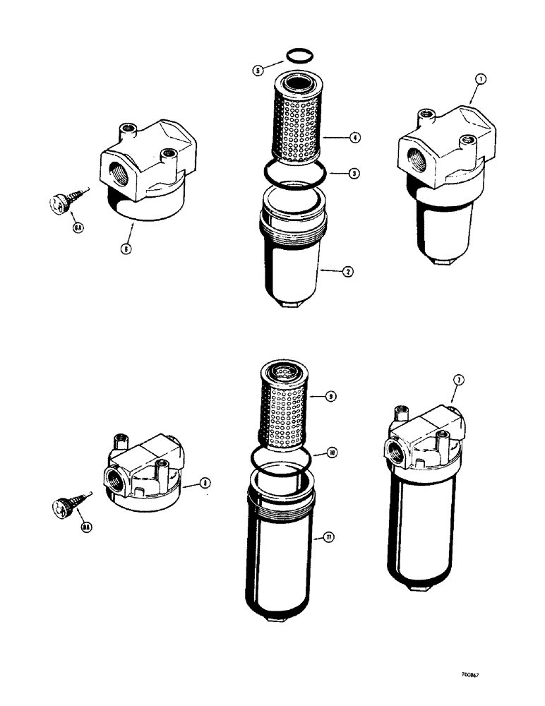 Схема запчастей Case 580 - (72) - HYDRAULIC OIL FILTER, D32254 HYDRAULIC FILTER, D43815 HYDRAULIC FILTER, D43567 HYDRAULIC FILTER (35) - HYDRAULIC SYSTEMS