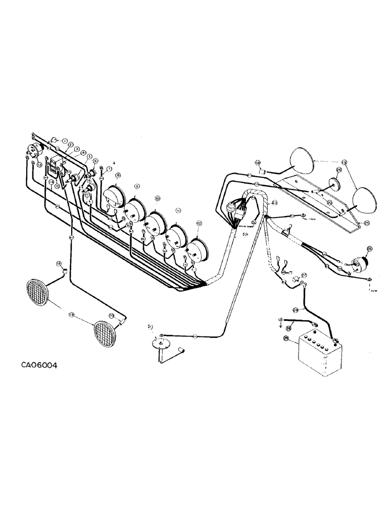 Схема запчастей Case 4140 - (08-04) - ELECTRICAL - GAS (06) - ELECTRICAL