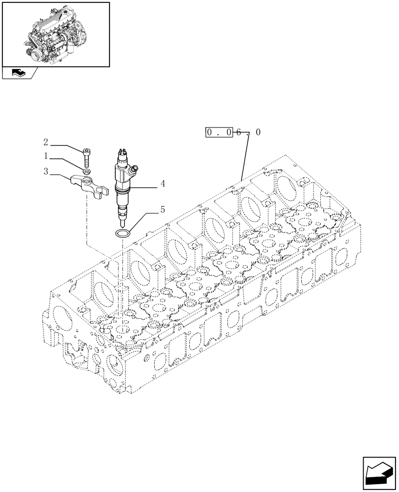 Схема запчастей Case F2CE9684H E003 - (0.14.8) - INJECTOR & RELATED PARTS (504137249) 