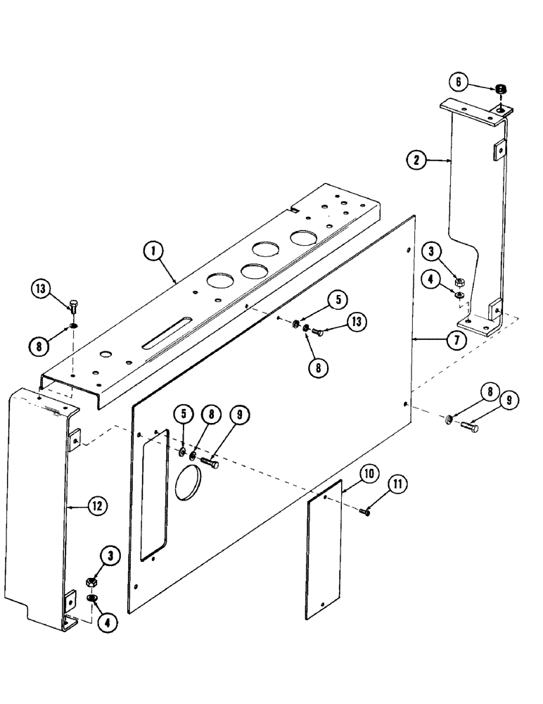 Схема запчастей Case 980 - (056) - INSTRUMENT PANEL AND RELATED PARTS (06) - ELECTRICAL SYSTEMS