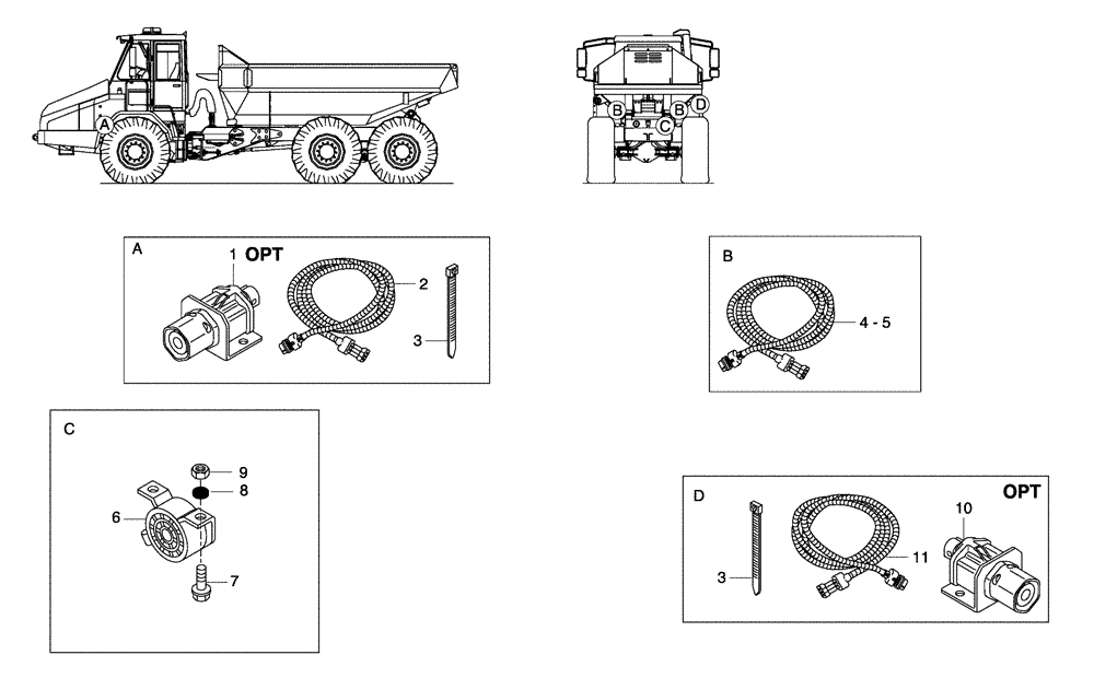 Схема запчастей Case 330 - (67A00021246[02]) - VARIOUS ELECTRICAL EQUIPMENTS (13) - Electrical System / Decals