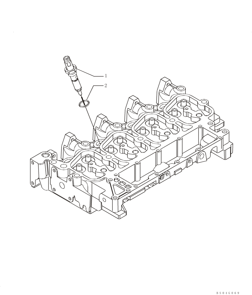 Схема запчастей Case 521D - (03-11) - FUEL INJECTION SYSTEM - INJECTOR (03) - FUEL SYSTEM