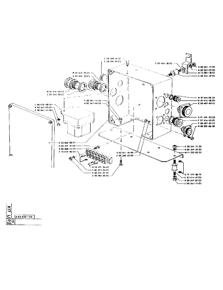 Схема запчастей Case 75P - (154) - NO DESCRIPTION PROVIDED (07) - HYDRAULIC SYSTEM