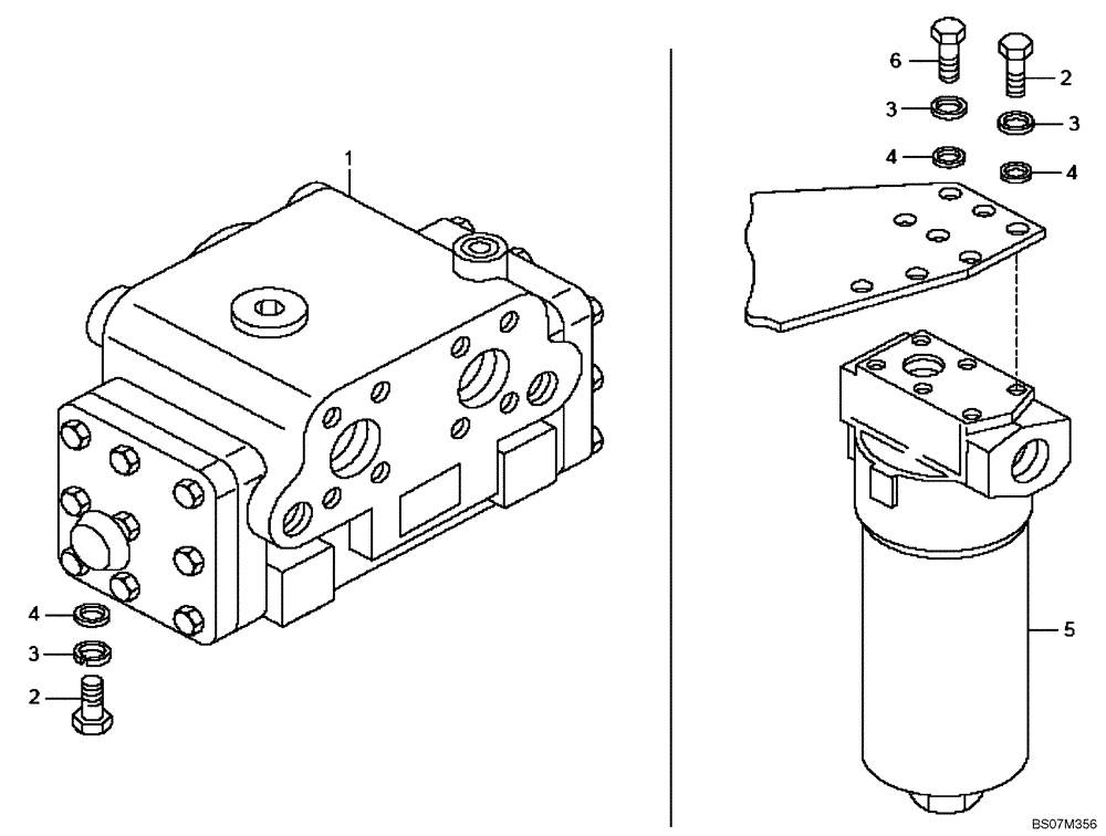 Схема запчастей Case 325 - (3.413[03]) - POWER STEERING - COMPONENTS (87442805) (09) - Implement / Hydraulics / Frame / Brakes