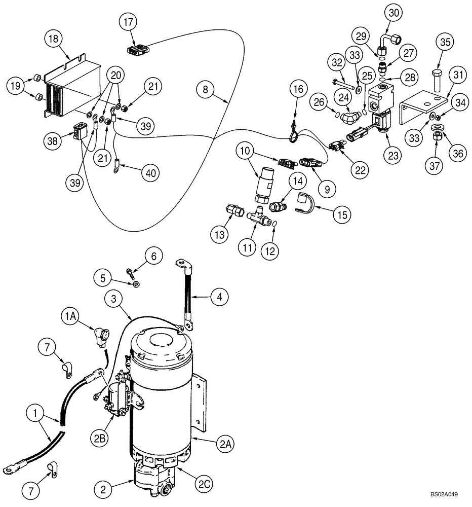 Схема запчастей Case 921C - (04-16) - ELECTRICAL STEERING, AUXILIARY (04) - ELECTRICAL SYSTEMS