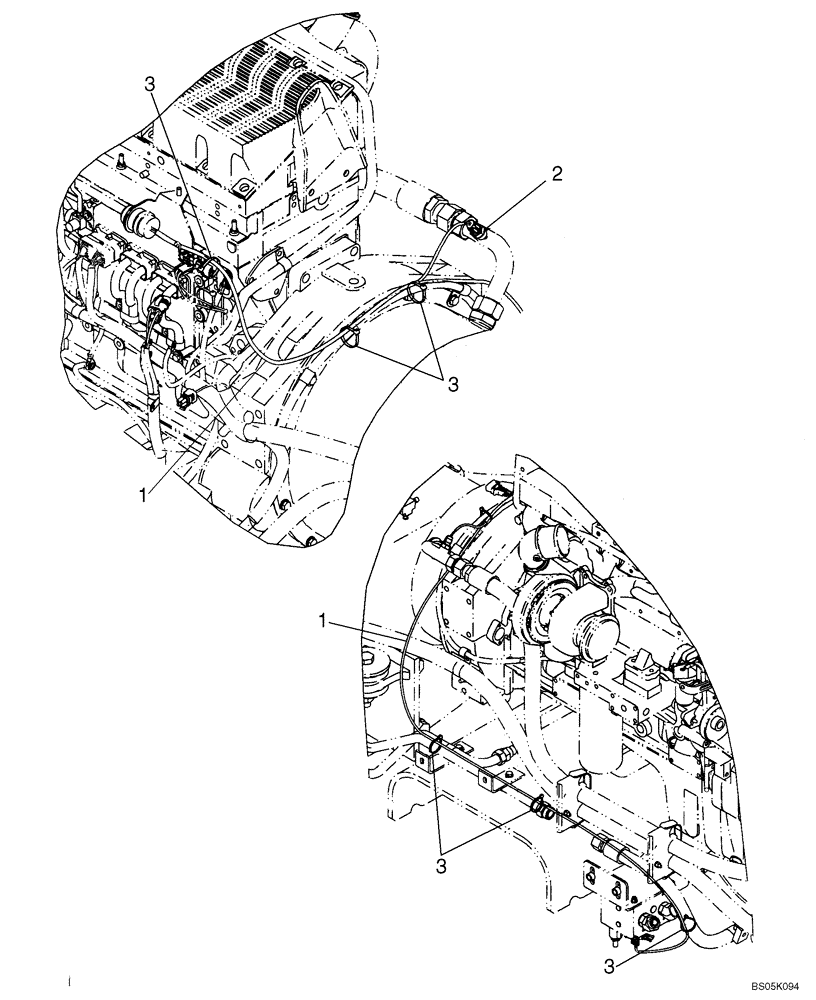 Схема запчастей Case 921C - (04-13A) - HARNESS, FAN (04) - ELECTRICAL SYSTEMS