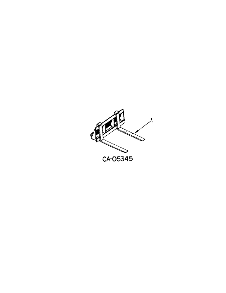 Схема запчастей Case 4125 - (17-02[A]) - MOUNTED EQUIPMENT, PALLET FORK ATT (05) - SUPERSTRUCTURE