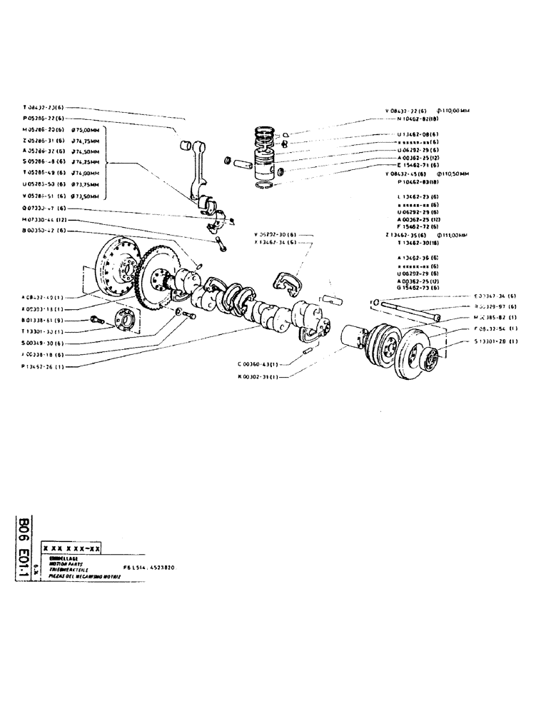 Схема запчастей Case GC120 - (023) - MOTION PARTS 