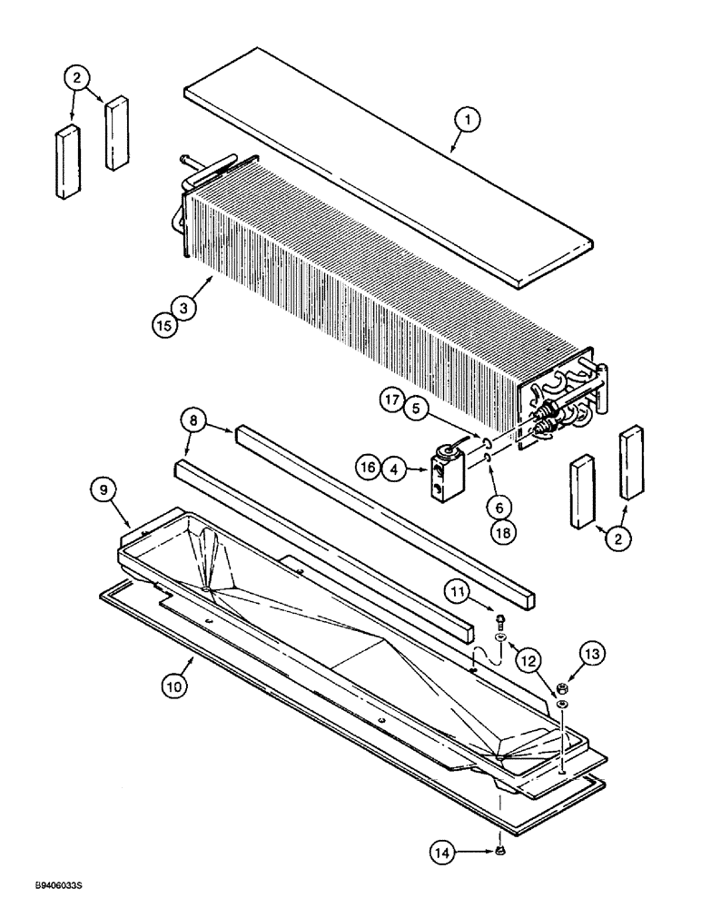 Схема запчастей Case 721B - (9-080) - HEATING AND AIR CONDITIONING CORE (09) - CHASSIS/ATTACHMENTS