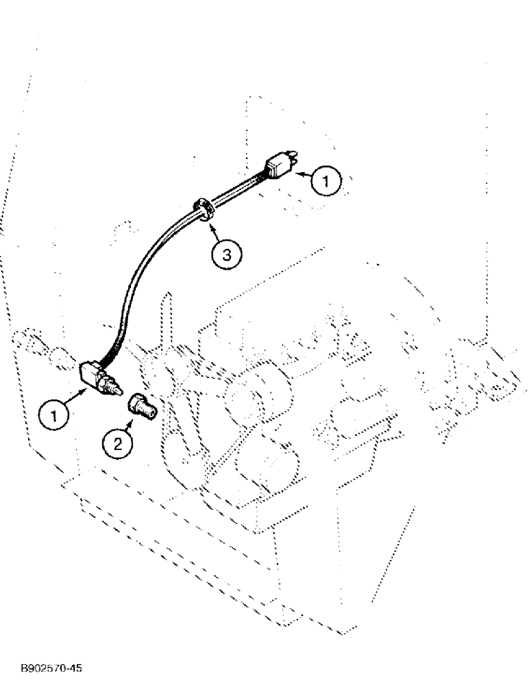 Схема запчастей Case 1818 - (4-32) - COLD START AID (04) - ELECTRICAL SYSTEMS