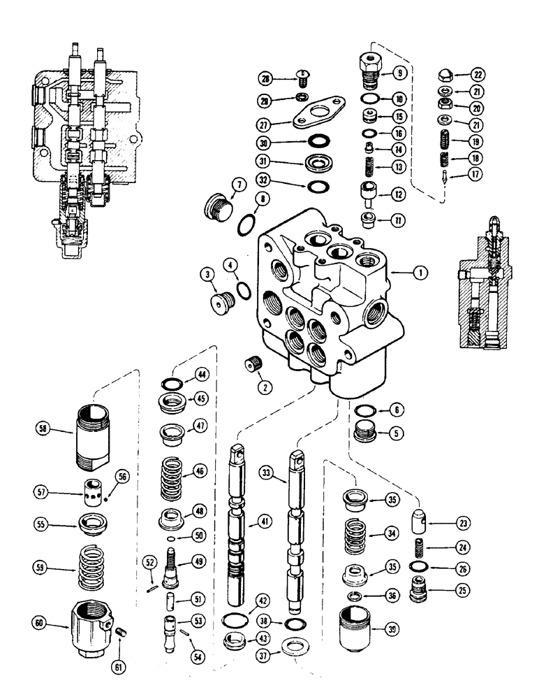 Схема запчастей Case 500 - (116) - A56146 VALVE (07) - HYDRAULIC SYSTEM