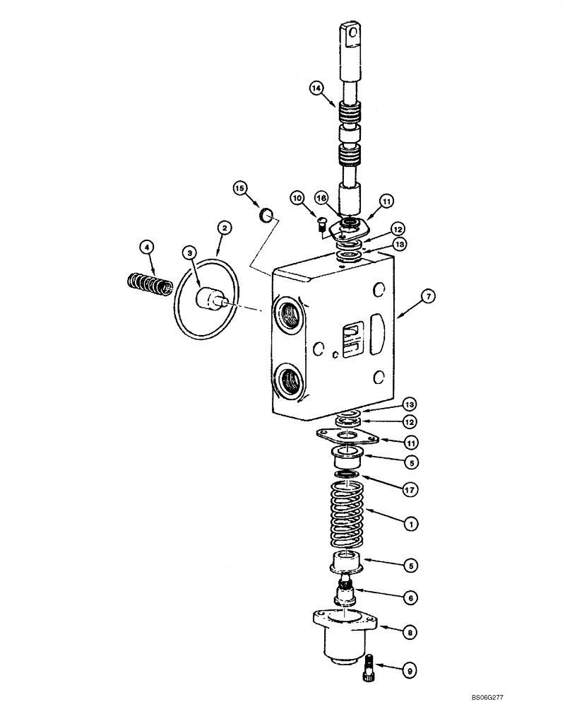 Схема запчастей Case 865 - (08.50[00]) - DISTRIBUTOR - CIRCLE SIDE SHIFT (08) - HYDRAULICS