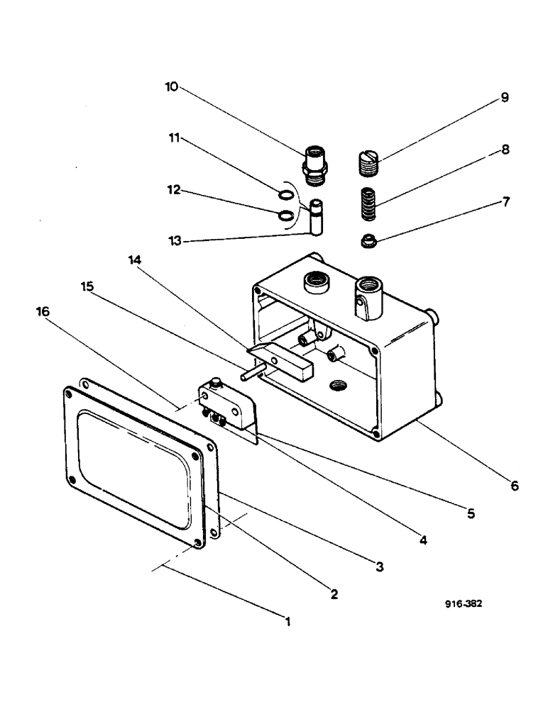 Схема запчастей Case 580F - (34) - SWITCH PRESSURE 