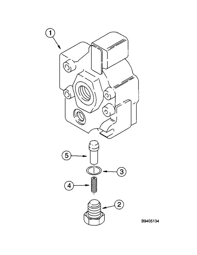 Схема запчастей Case 570LXT - (8-080) - LOADER CONTROL VALVE, OUTLET SECTION (08) - HYDRAULICS