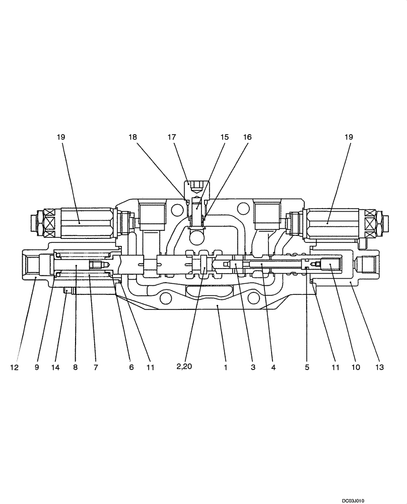 Схема запчастей Case CX47 - (08-41[00]) - VALVE ASSY - ARM (08) - HYDRAULICS