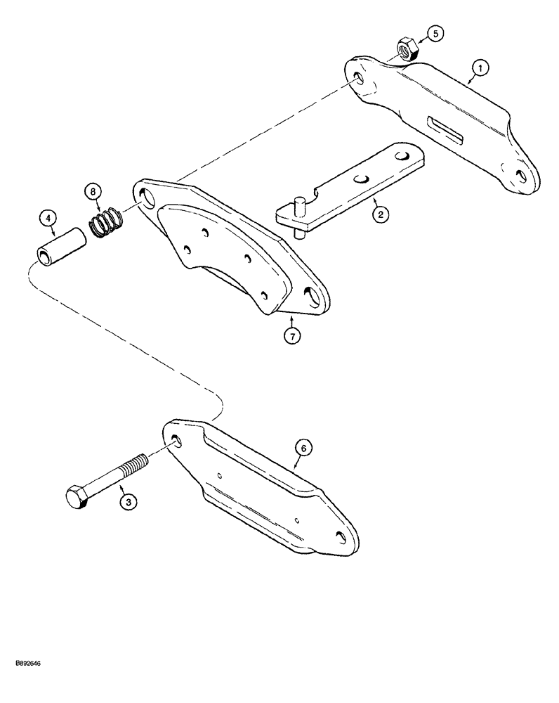 Схема запчастей Case MAXI-SNEAKER - (07-004) - DISC BRAKE CALIPER ASSEMBLY (07) - BRAKES