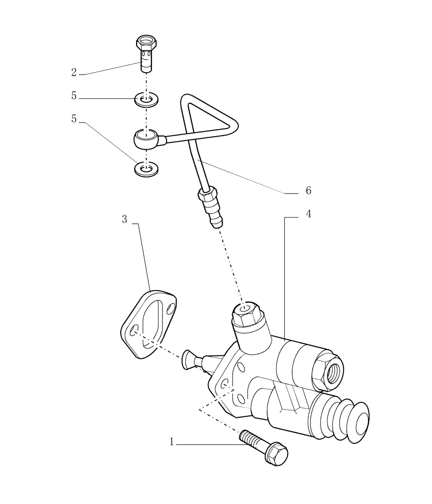 Схема запчастей Case 1850K LT - (0.201[01]) - FUEL PUMP (01) - ENGINE