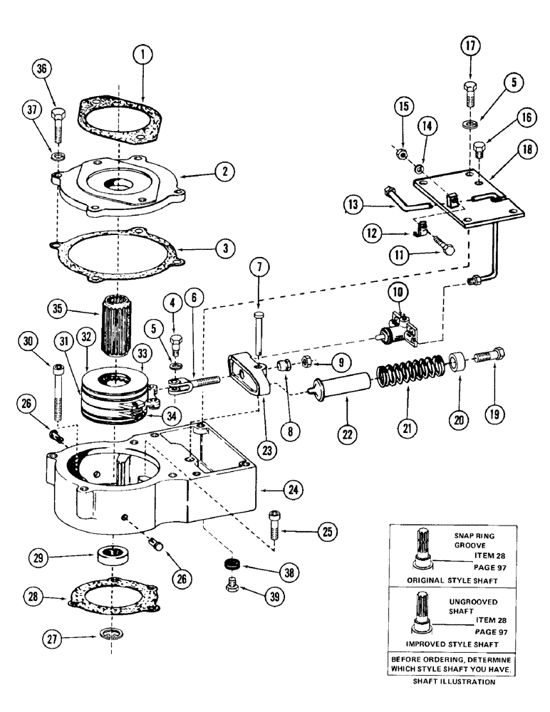 Схема запчастей Case 980 - (118) - TRACK BRAKE DRIVE (04) - UNDERCARRIAGE