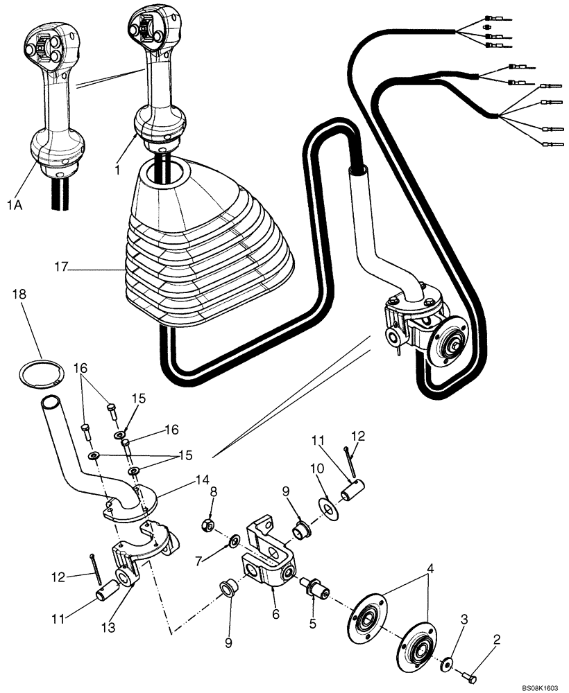 Схема запчастей Case 590SM - (09-02) - CONTROLS - LOADER CLAM (09) - CHASSIS/ATTACHMENTS