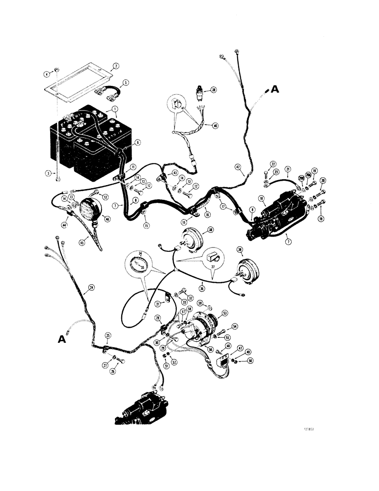 Схема запчастей Case 1150 - (046) - ELECTRICAL SYSTEM (06) - ELECTRICAL SYSTEMS