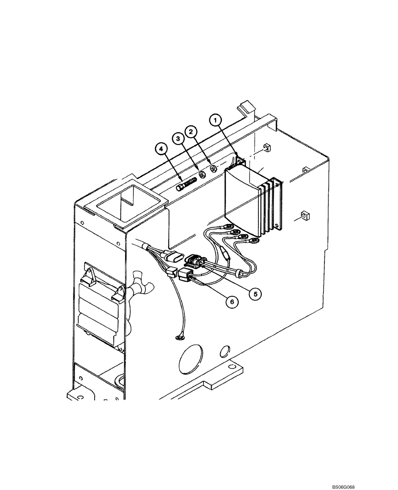 Схема запчастей Case 865 - (04.16[00]) - ELECTRIC SYSTEM - VOLTAGE CONVERTER (04) - ELECTRICAL SYSTEMS