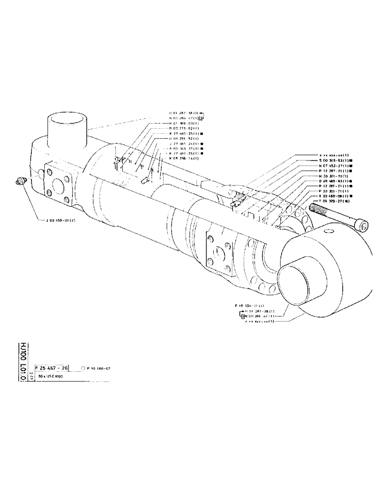 Схема запчастей Case 75P - (097) - NO DESCRIPTION PROVIDED (07) - HYDRAULIC SYSTEM