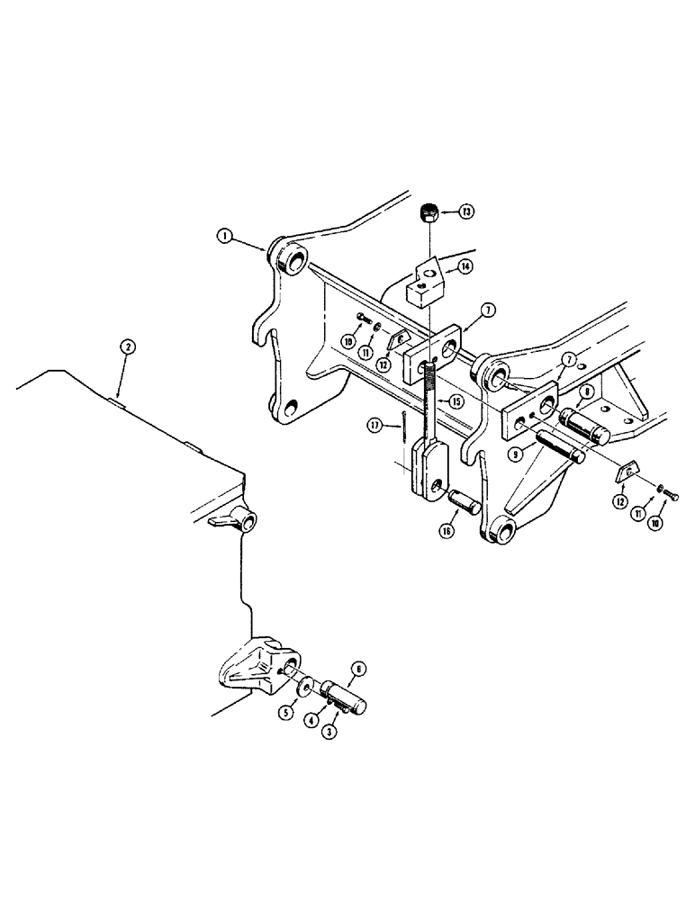 Схема запчастей Case 680CK - (172) - BACKHOE MOUNTING PARTS (84) - BOOMS, DIPPERS & BUCKETS