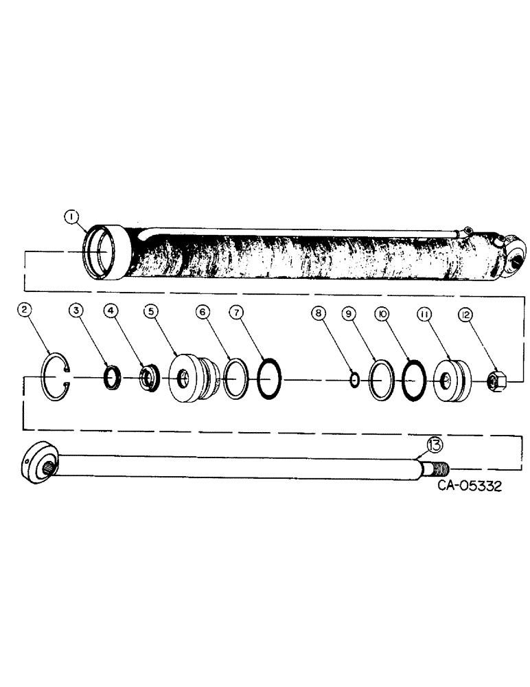 Схема запчастей Case 4130 - (10-07) - HYDRAULICS, LIFT CYLINDER (07) - HYDRAULICS