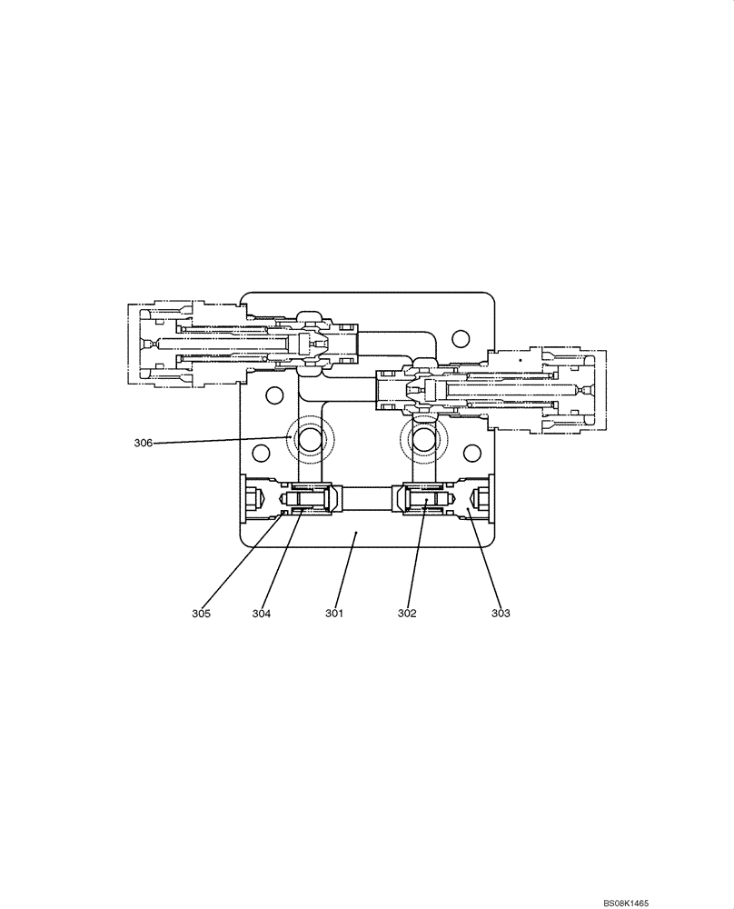 Схема запчастей Case CX50B - (07-020) - VALVE ASSY, RELIEF (PY20V00003F1) ELECTRICAL AND HYDRAULIC COMPONENTS