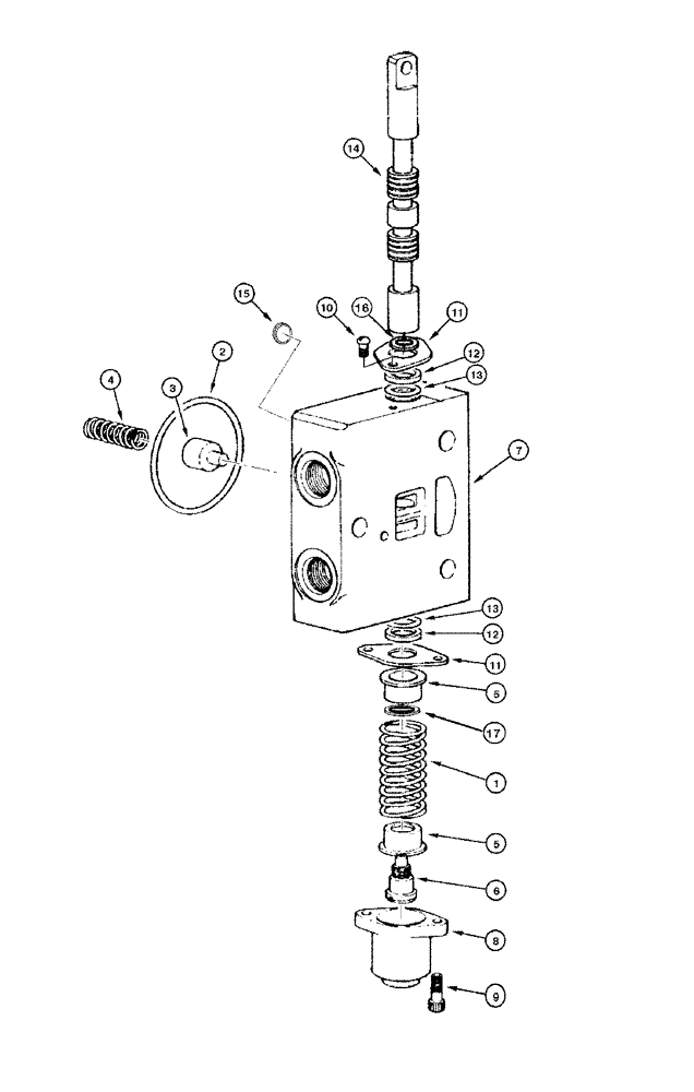 Схема запчастей Case 865 DHP - (8-086) - DISTRIBUTOR - SCARIFIER/RIPPER VALVE (08) - HYDRAULICS