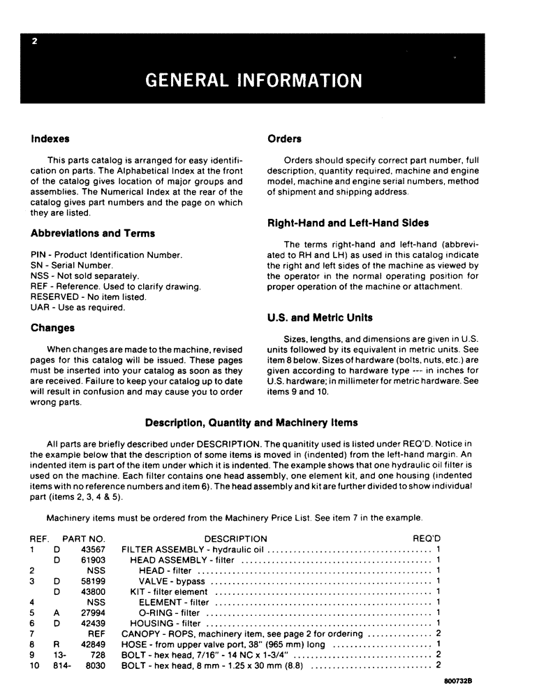 Схема запчастей Case 580SE - (002) - GENERAL INFORMATION (00) - PICTORIAL INDEX
