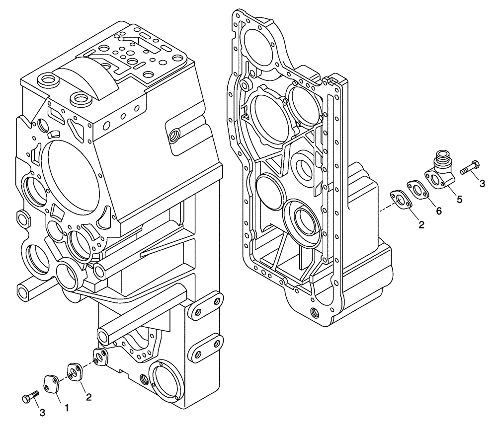 Схема запчастей Case 330 - (18A02020584[02]) - TRANSMISSION - INDICATORS/TRANSMITTERS (03) - Converter / Transmission