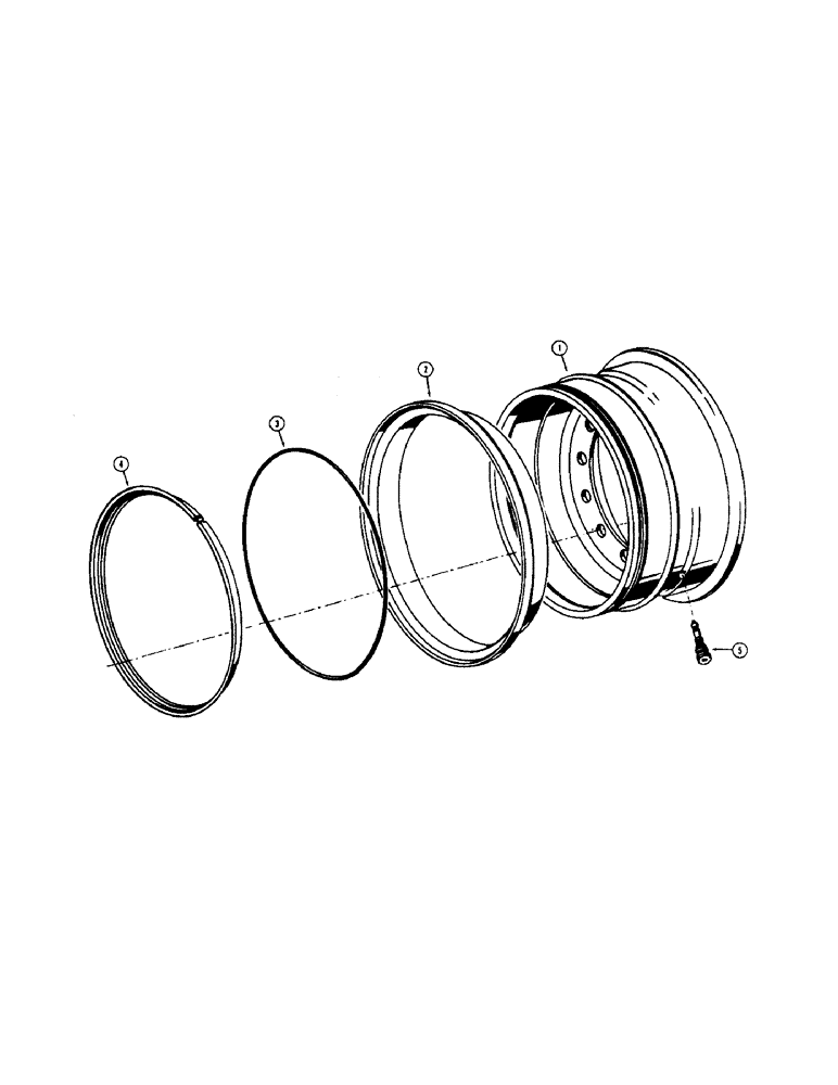 Схема запчастей Case W7 - (242) - DRIVE WHEEL, BRAKE DRUM ASSEMBLY, A12985 BRAKE WHEEL CYLINDER (07) - BRAKES