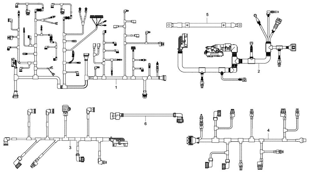 Схема запчастей Case 335 - (67A00011702[001]) - ELECTRICAL CIRCUIT FRAME - HARNESS, WIRE (87552089) (13) - Electrical System / Decals