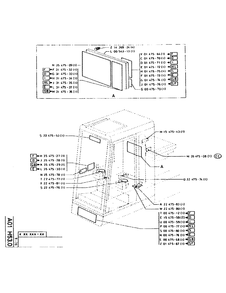 Схема запчастей Case 115CL - (006) - NO DESCRIPTION PROVIDED 