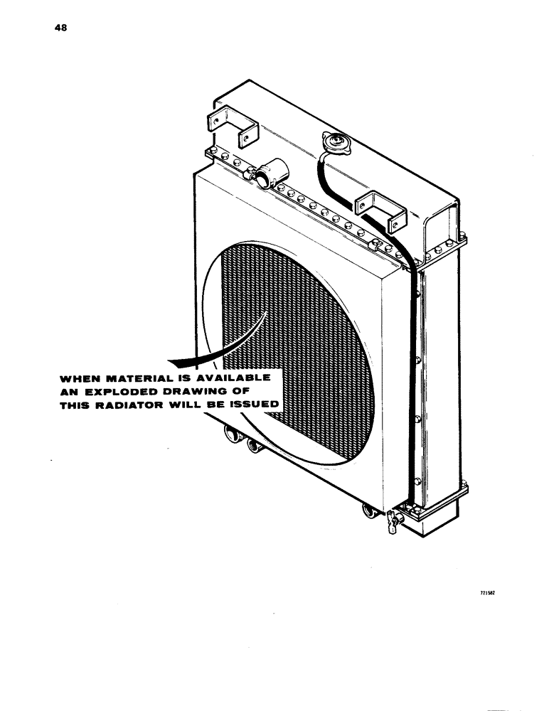 Схема запчастей Case 1450 - (048) - R29172 AND R29174 YOUNG RADIATORS (02) - ENGINE