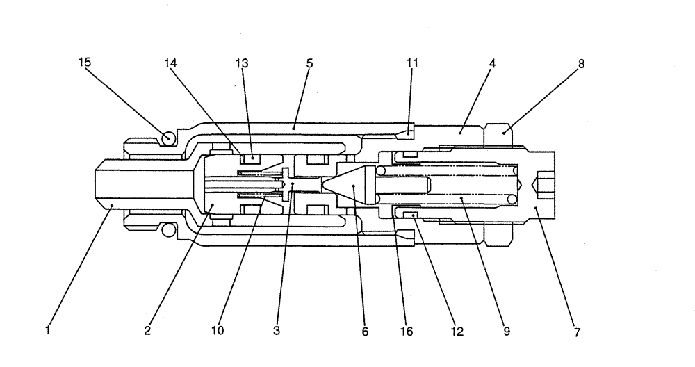 Схема запчастей Case CX27B PV13 - (07-015) - VALVE ASSY, OVERLOAD RELIEF ELECTRICAL AND HYDRAULIC COMPONENTS