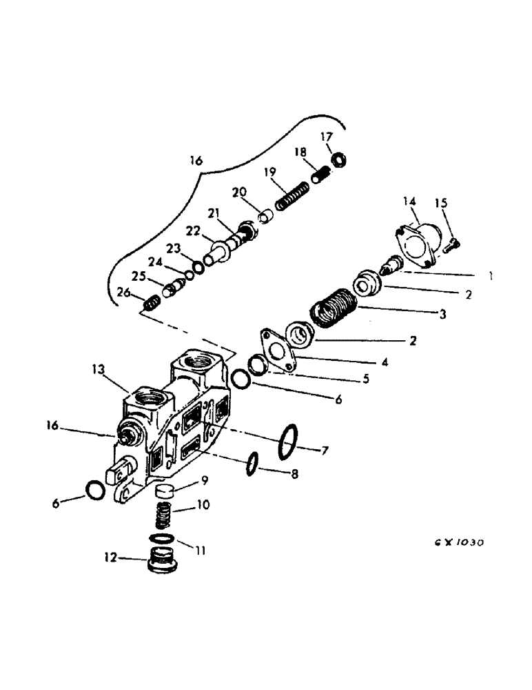 Схема запчастей Case 30YM - (040) - WORKING SECTION, PART NO. 202948 (07) - HYDRAULIC SYSTEM